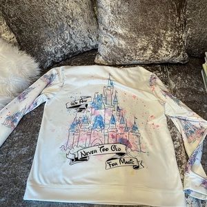 Watercolor Theme Park Leggings & Hoodie Set. Size S. NWOT